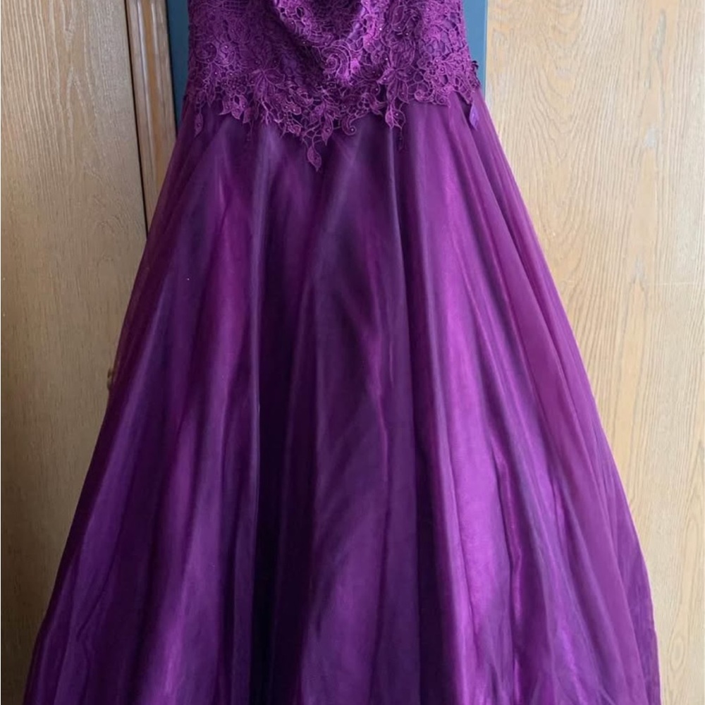 Purple Ball Gown Prom Dress